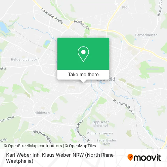 Karl Weber Inh. Klaus Weber map