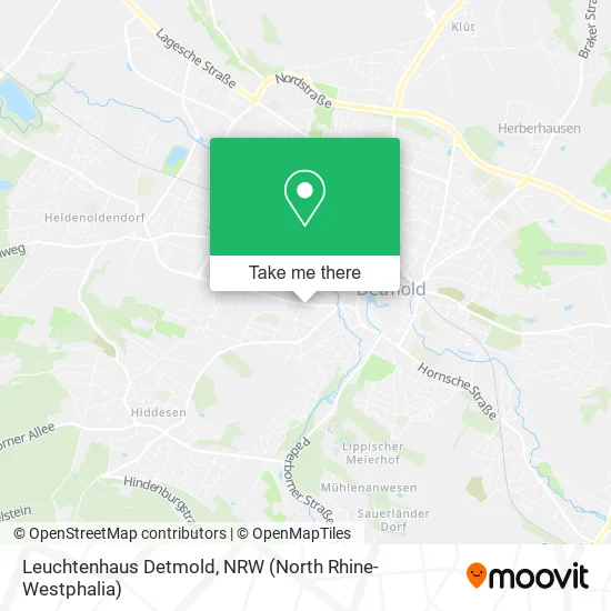 Leuchtenhaus Detmold map