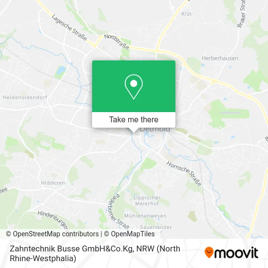 Карта Zahntechnik Busse GmbH&Co.Kg