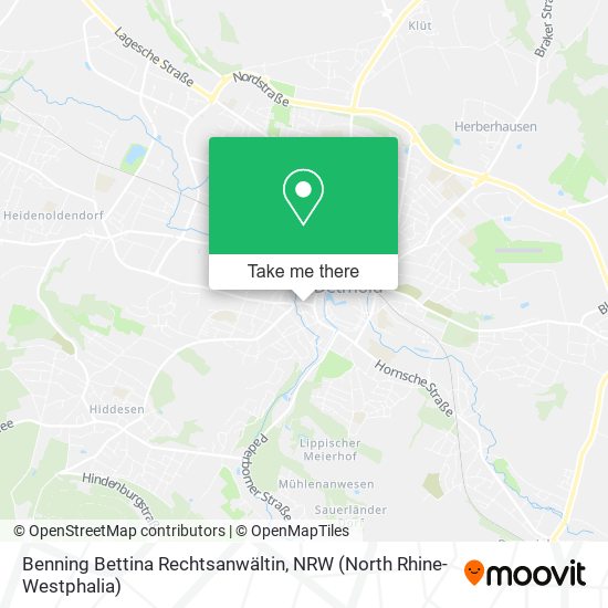 Benning Bettina Rechtsanwältin map