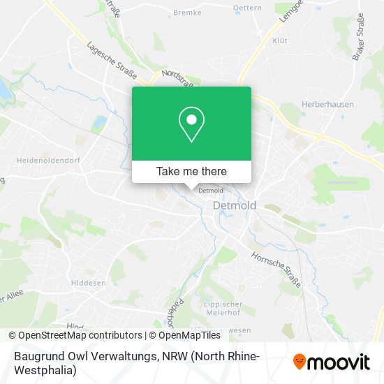 Baugrund Owl Verwaltungs map