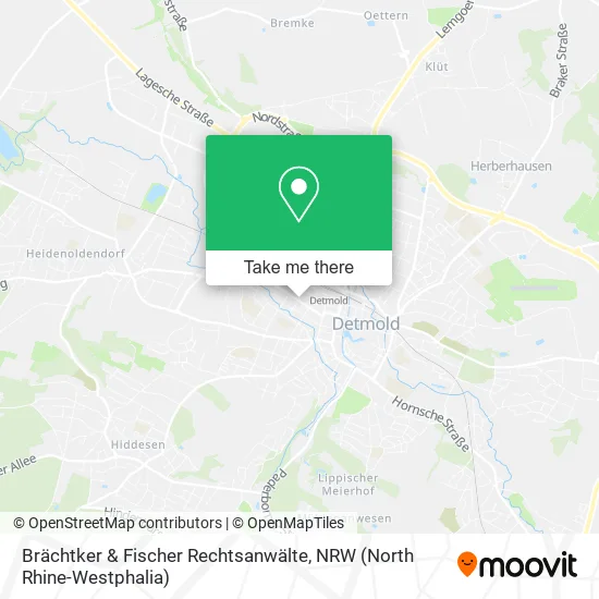 Карта Brächtker & Fischer Rechtsanwälte