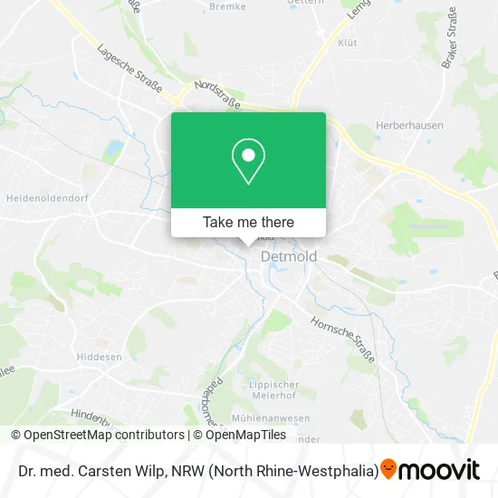 Карта Dr. med. Carsten Wilp