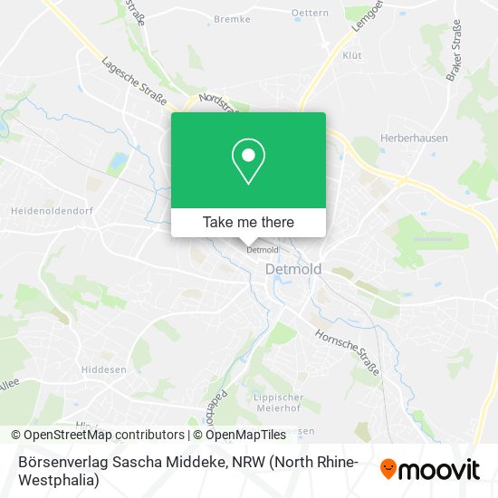 Börsenverlag Sascha Middeke map