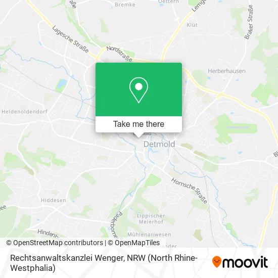 Rechtsanwaltskanzlei Wenger map