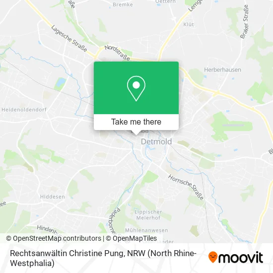 Карта Rechtsanwältin Christine Pung