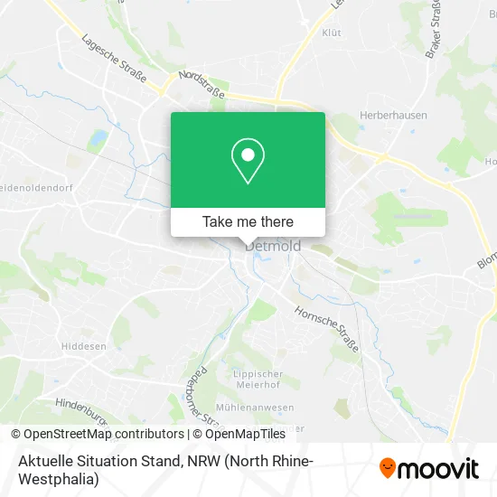 Aktuelle Situation Stand map