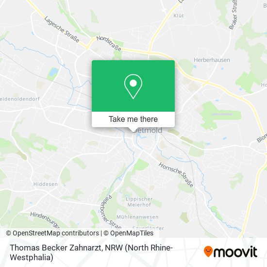 Thomas Becker Zahnarzt map