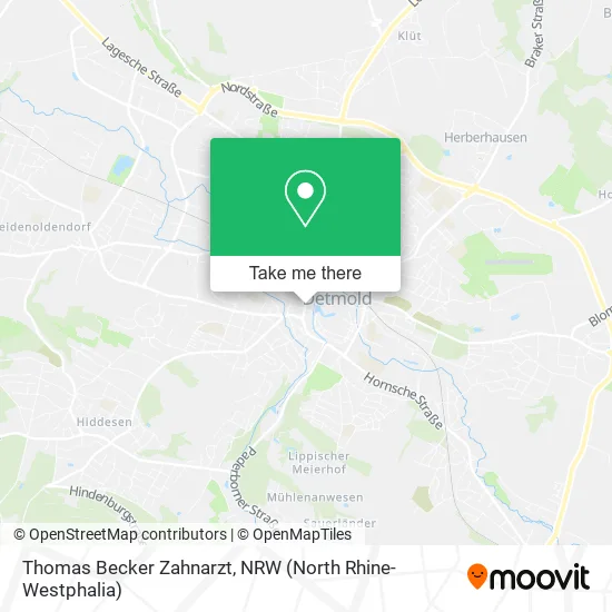 Карта Thomas Becker Zahnarzt