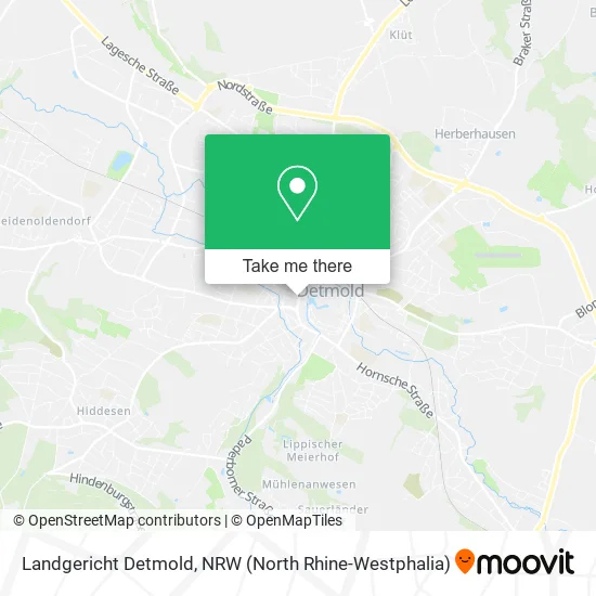 Карта Landgericht Detmold