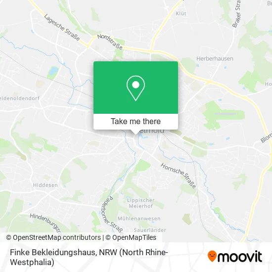 Карта Finke Bekleidungshaus