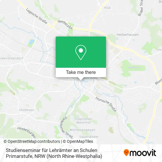 Карта Studienseminar für Lehrämter an Schulen Primarstufe