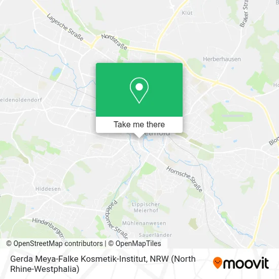 Gerda Meya-Falke Kosmetik-Institut map