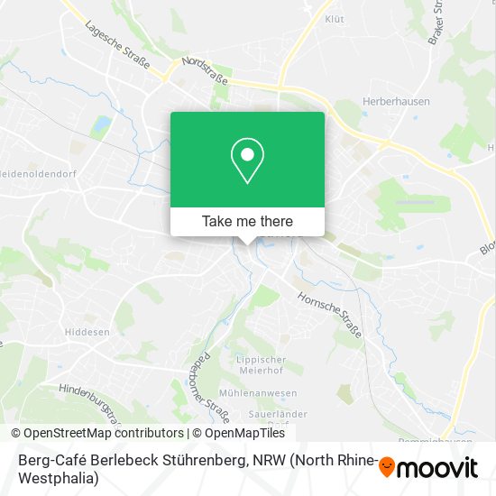 Berg-Café Berlebeck Stührenberg map