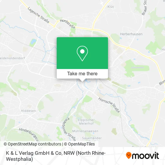 Карта K & L Verlag GmbH & Co