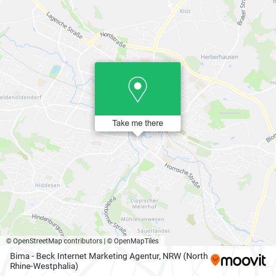 Bima - Beck Internet Marketing Agentur map