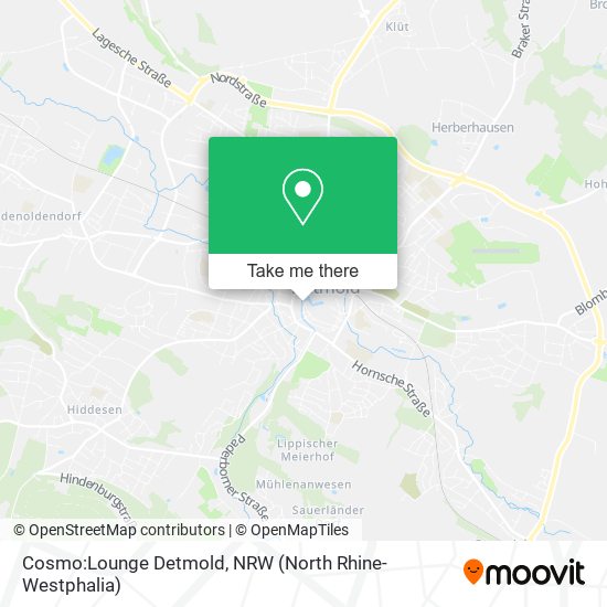 Карта Cosmo:Lounge Detmold