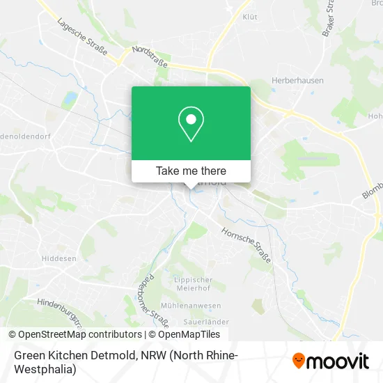 Карта Green Kitchen Detmold