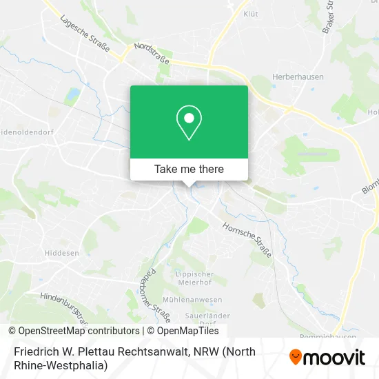 Friedrich W. Plettau Rechtsanwalt map