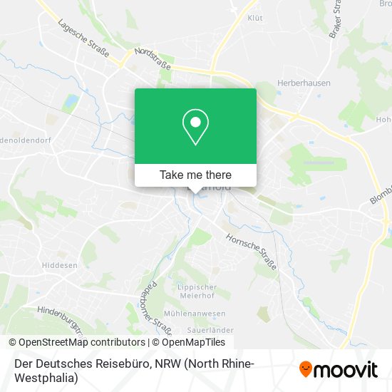 Der Deutsches Reisebüro map
