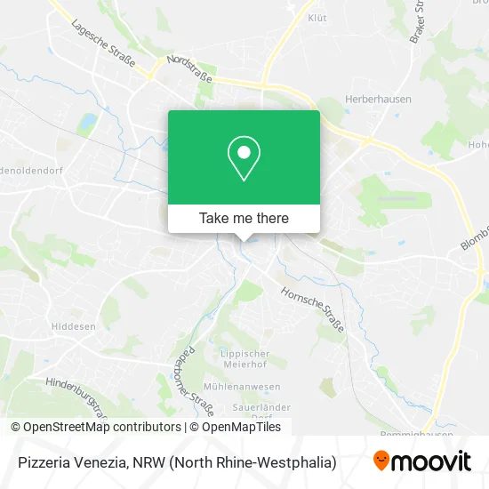 Карта Pizzeria Venezia
