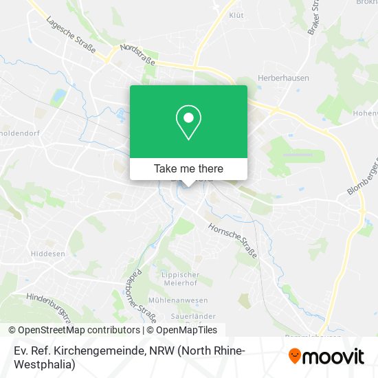 Ev. Ref. Kirchengemeinde map