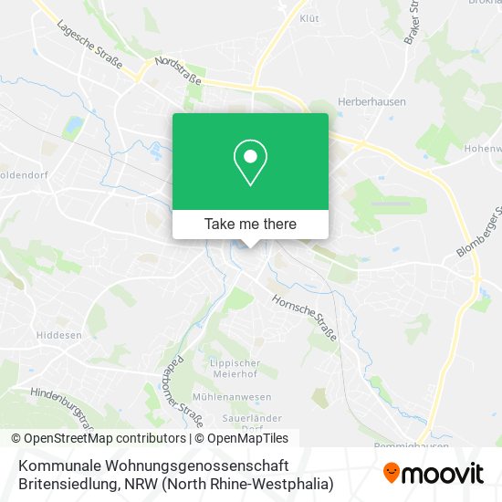 Kommunale Wohnungsgenossenschaft Britensiedlung map