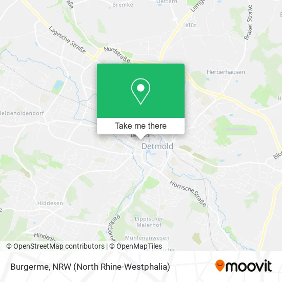 Карта Burgerme