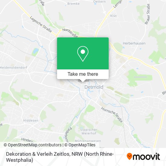 Dekoration & Verleih Zeitlos map