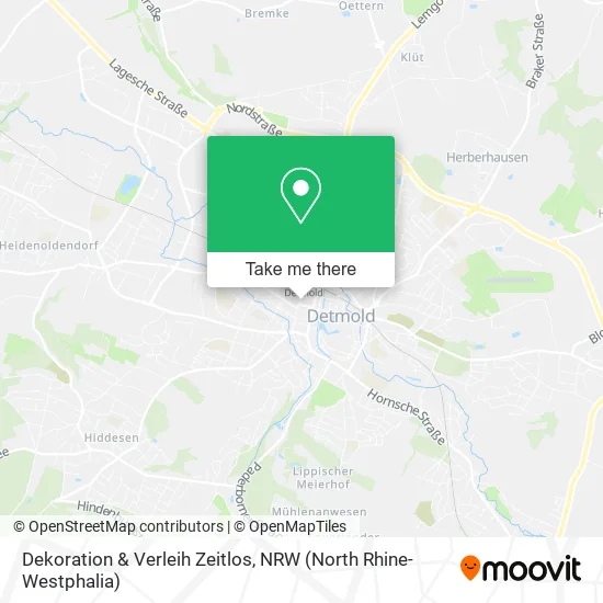 Карта Dekoration & Verleih Zeitlos