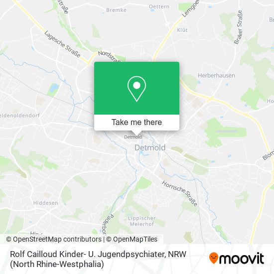 Rolf Cailloud Kinder- U. Jugendpsychiater map