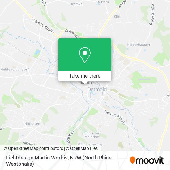 Lichtdesign Martin Worbis map