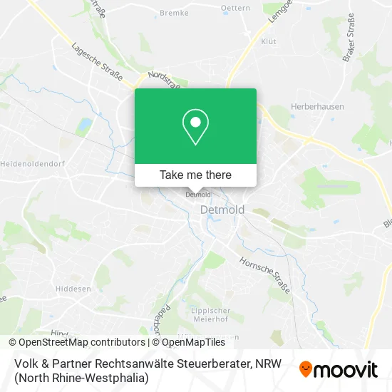 Карта Volk & Partner Rechtsanwälte Steuerberater