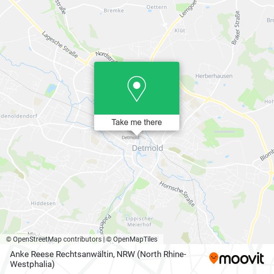 Anke Reese Rechtsanwältin map