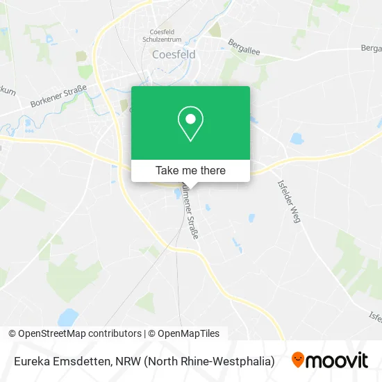 Eureka Emsdetten map