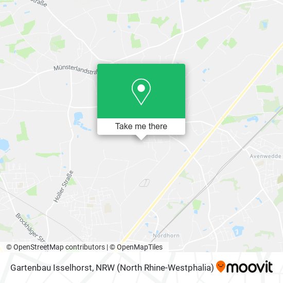 Gartenbau Isselhorst map