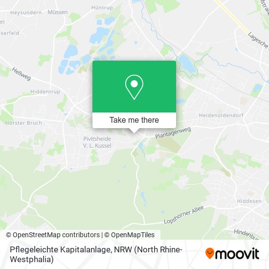 Pflegeleichte Kapitalanlage map