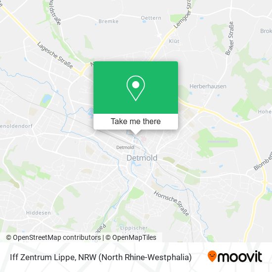 Карта Iff Zentrum Lippe