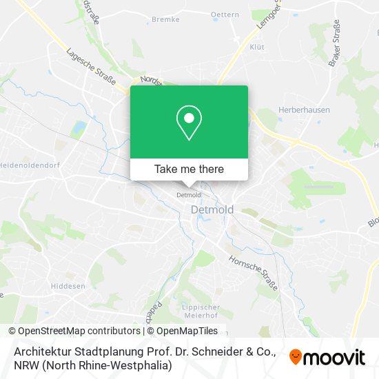 Architektur Stadtplanung Prof. Dr. Schneider & Co. map