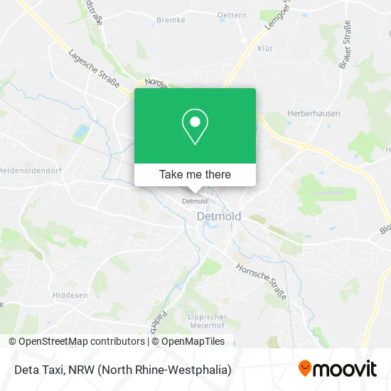 Карта Deta Taxi
