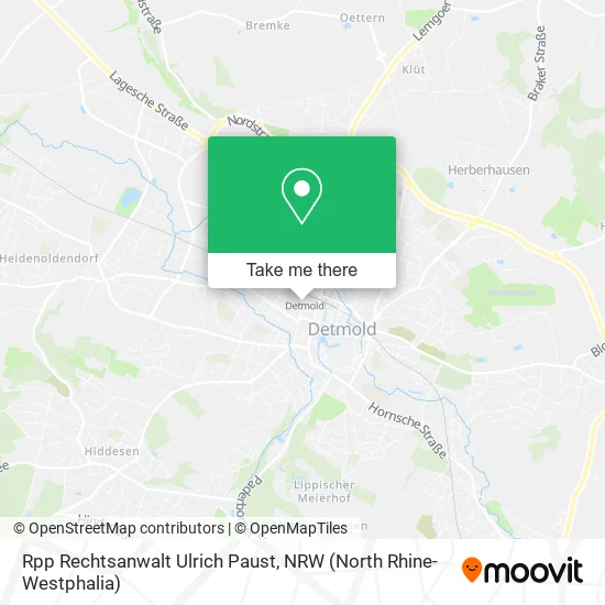 Карта Rpp Rechtsanwalt Ulrich Paust