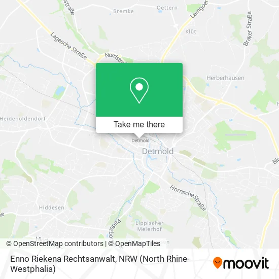 Карта Enno Riekena Rechtsanwalt