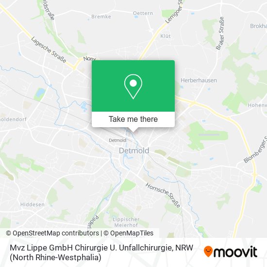 Mvz Lippe GmbH Chirurgie U. Unfallchirurgie map