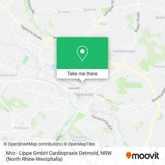 Карта Mvz - Lippe GmbH Cardiopraxis Detmold
