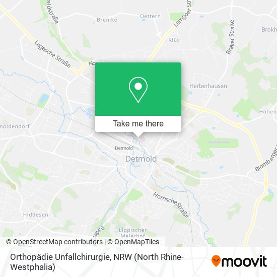 Карта Orthopädie Unfallchirurgie