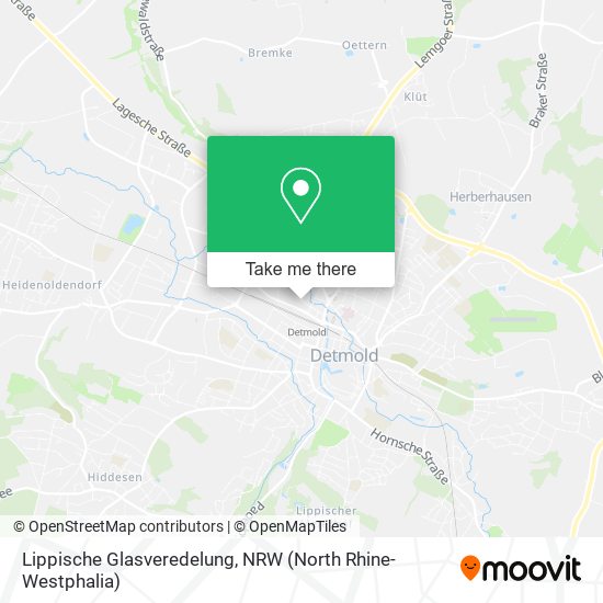 Lippische Glasveredelung map