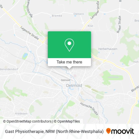 Gast Physiotherapie map