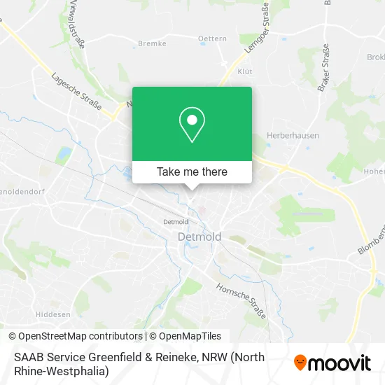 Карта SAAB Service Greenfield & Reineke