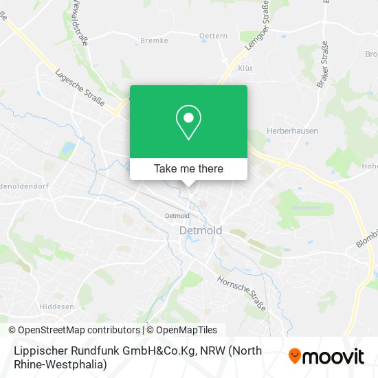 Lippischer Rundfunk GmbH&Co.Kg map