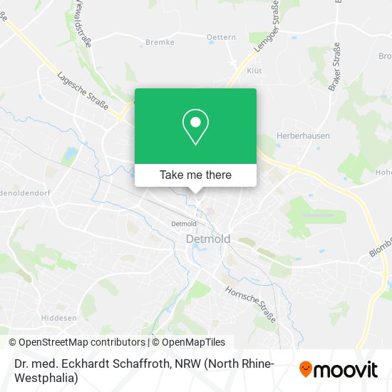 Dr. med. Eckhardt Schaffroth map